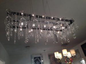 Chandelier-from-wine-glasses