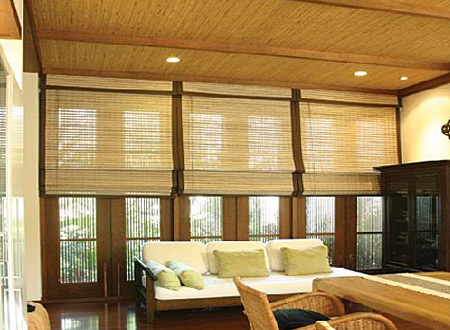 Bamboo blinds