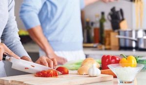 Preparing the meals