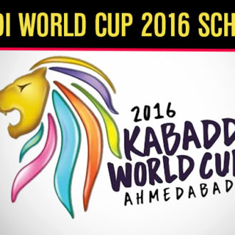 Kabaddi World Cup 2016 Schedule – Kabaddi World Cup Time Table